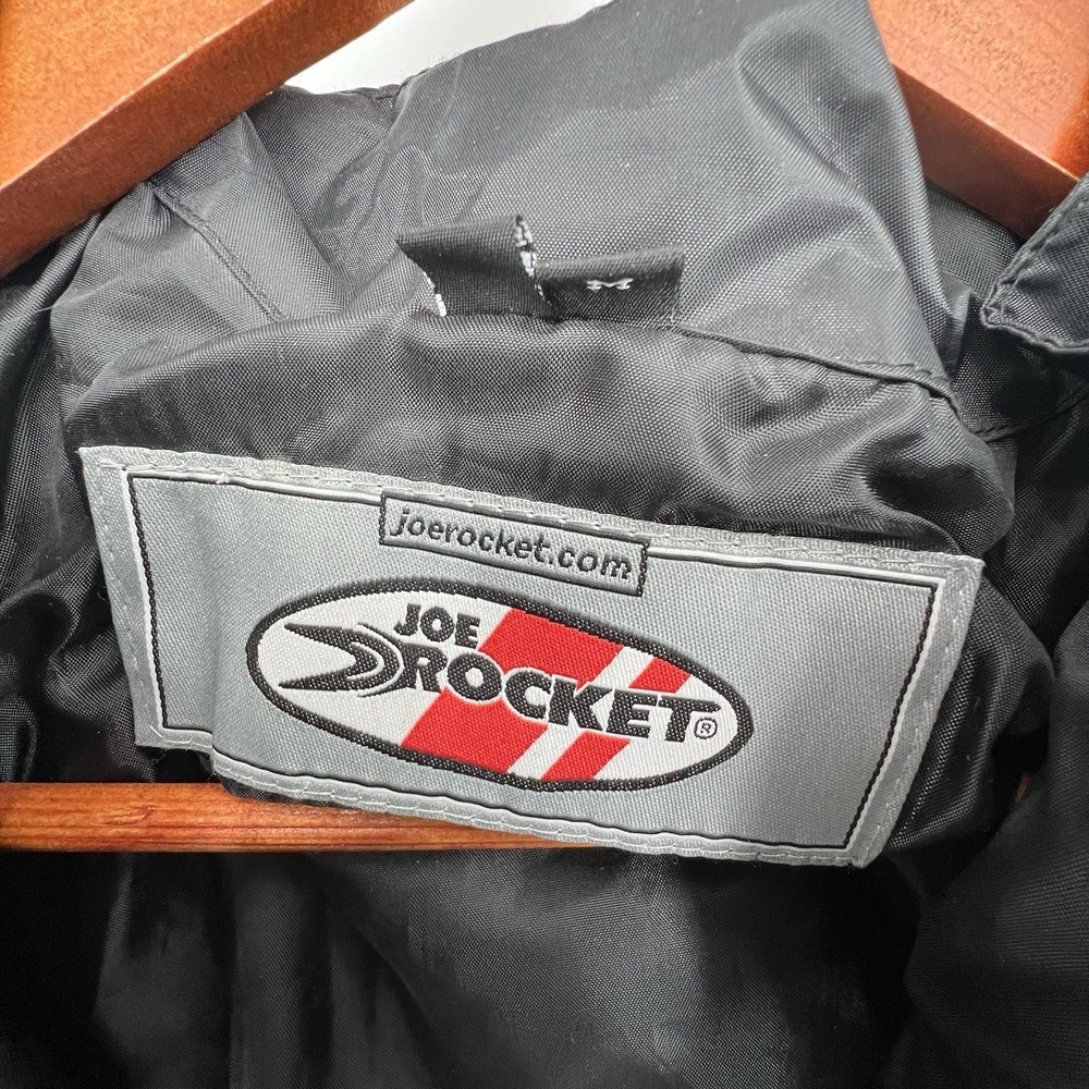 Women's Joe Rocket Motorcycle Jacket Lined Size Medium Black Gray - Picture 7 of 16